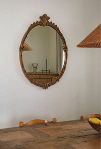 Baroque Oval Mirror
