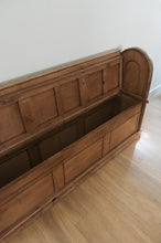 Load image into Gallery viewer, Antique English Church Pew Bench

