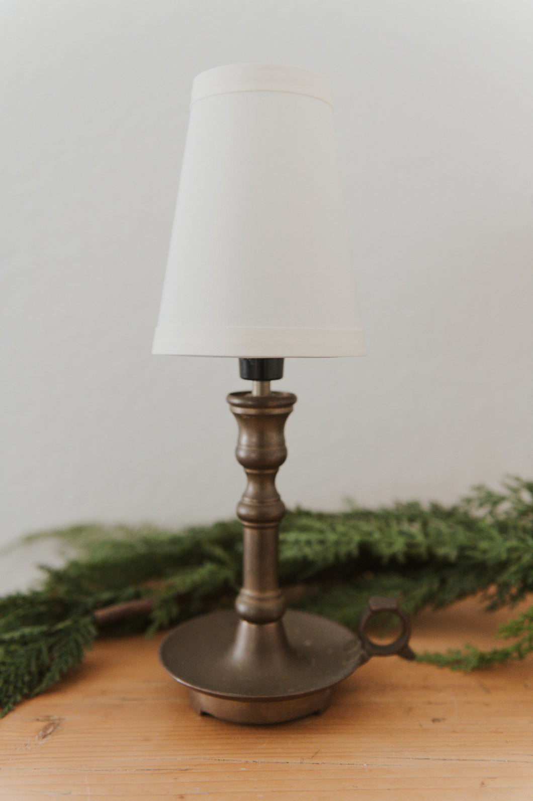 Petite Solid Brass Table Lamp