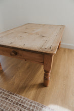 Load image into Gallery viewer, Antique English Pine Coffee Table
