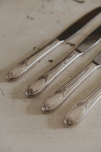 Silver Plated Knife Set