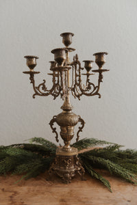 Antique 19th Century Baroque Candelabra