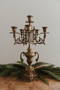 Antique 19th Century Baroque Candelabra