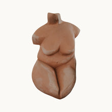 Load image into Gallery viewer, Vintage Terracotta Female Form Sculpture
