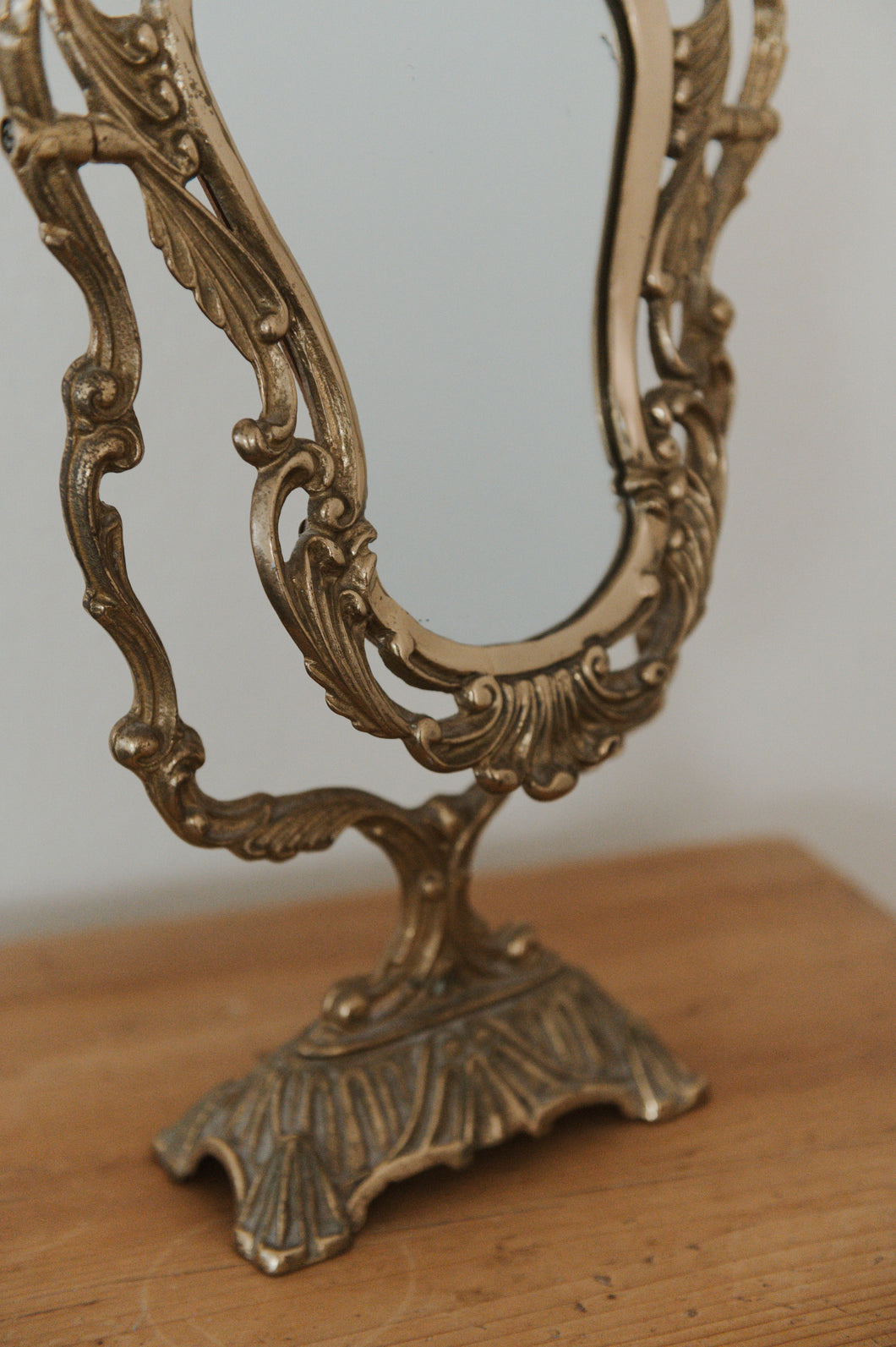 Antique Baroque Vanity Mirror