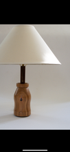 Load image into Gallery viewer, Hand Turned Wood Table Lamp
