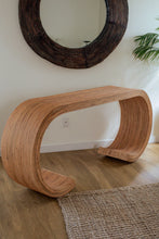 Load image into Gallery viewer, Penciled Bamboo Console Table
