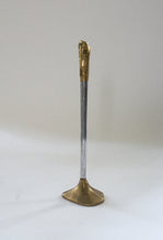 Load image into Gallery viewer, Brutalist Cast Bronze Bronze Candle Holder by David Marshall
