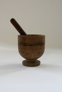 Vintage French Mortar and Pestle