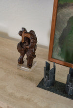 Load image into Gallery viewer, Vintage Hand Carved Wood Sculpture by Joan Strauss Carl
